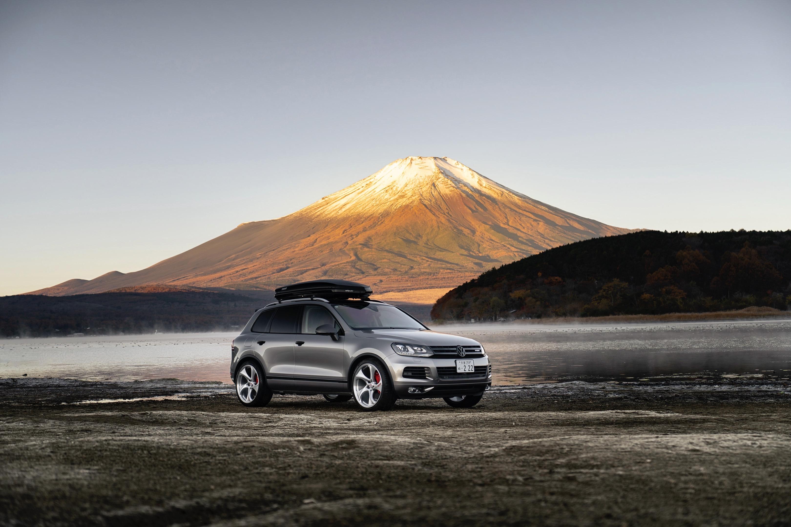 当途锐与富士山相遇。