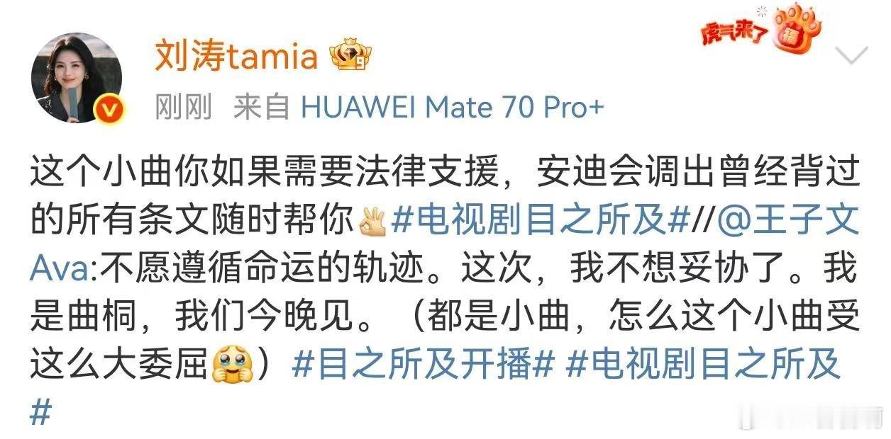 欢乐颂四美宣传王子文新剧 还能看到四美同框为新剧宣传，挺难得的，《目之所及》可以