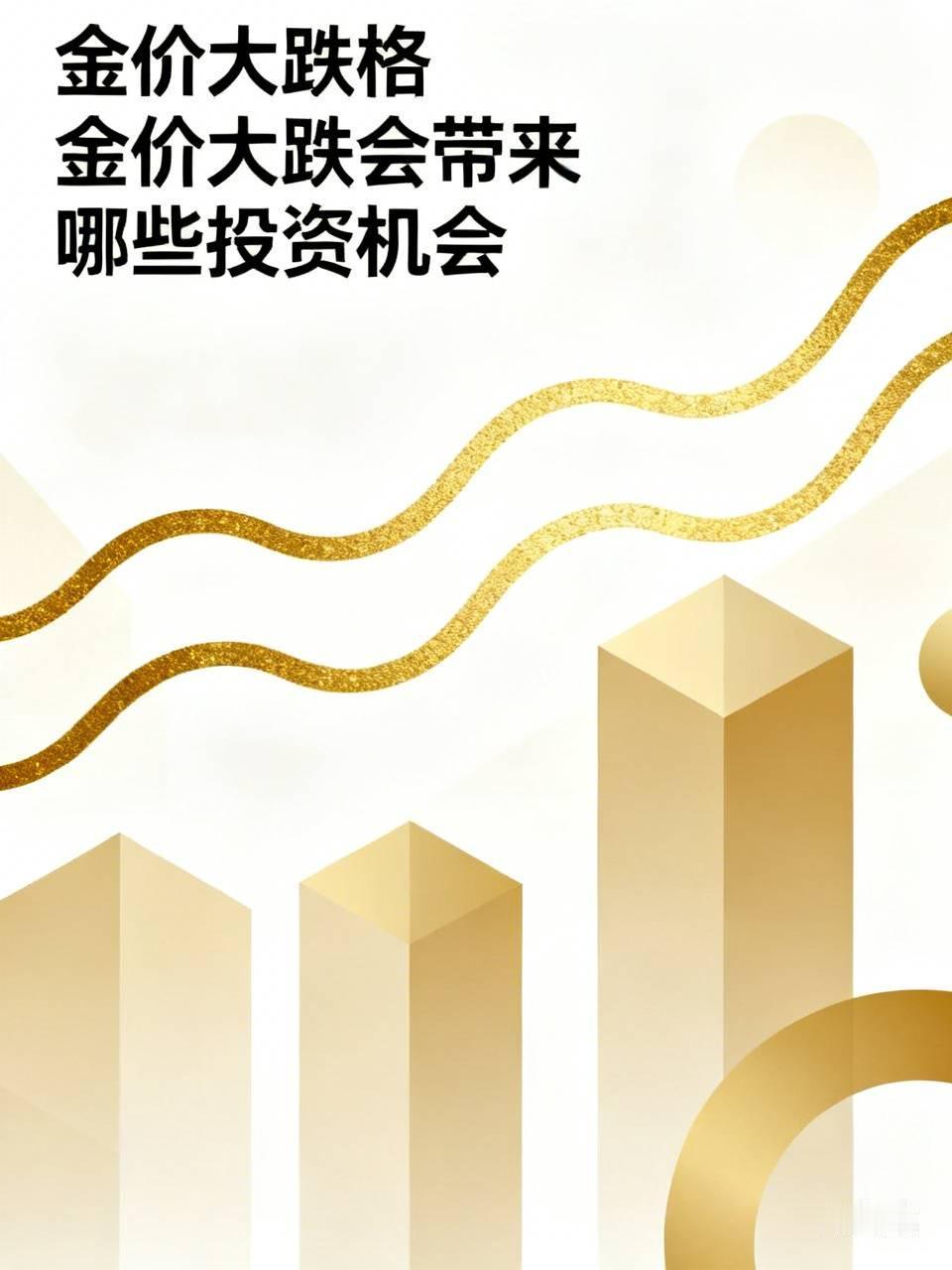 金价大跌会带来哪些投资机会金价大跌，首先投资的肯定就是买入金子！作为投资，低进高