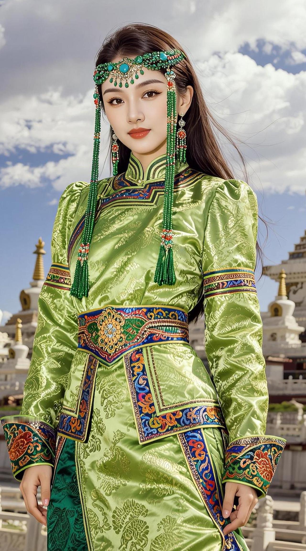 AI民族风写真 抖音ai创作 藏族写真 优雅气质 氛围感美女