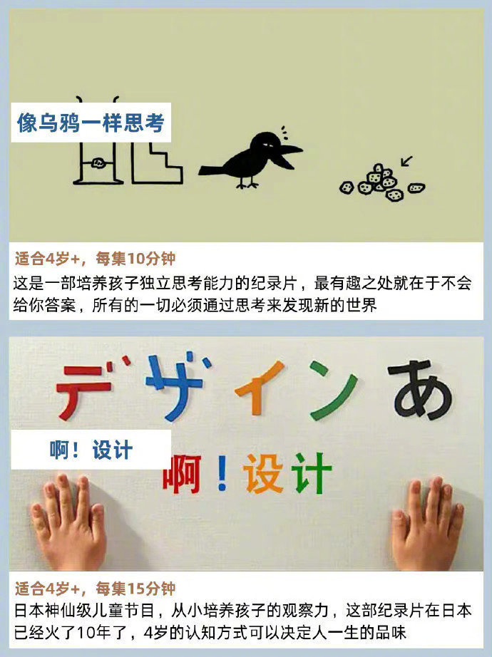 24部高质量儿童纪录片部部经典，马住和孩子一起看！ 