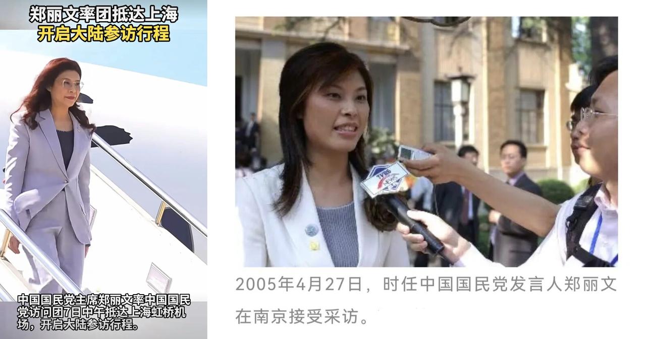 郑丽文的南京之缘
 
4月7日，郑丽文率国民党访问团抵达南京，开启大陆参访行程，