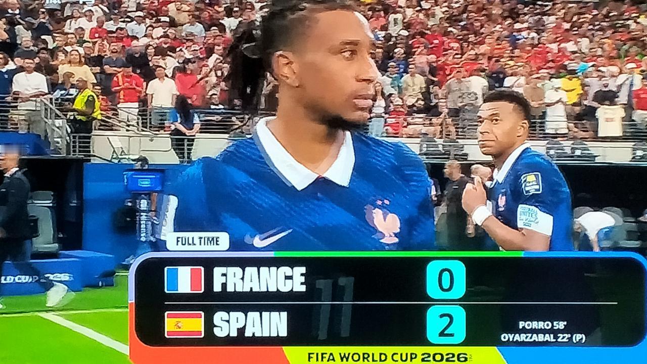 世界杯快讯—西班牙2-0法国
2026.7.15

在今日凌晨结束的半决赛中，西