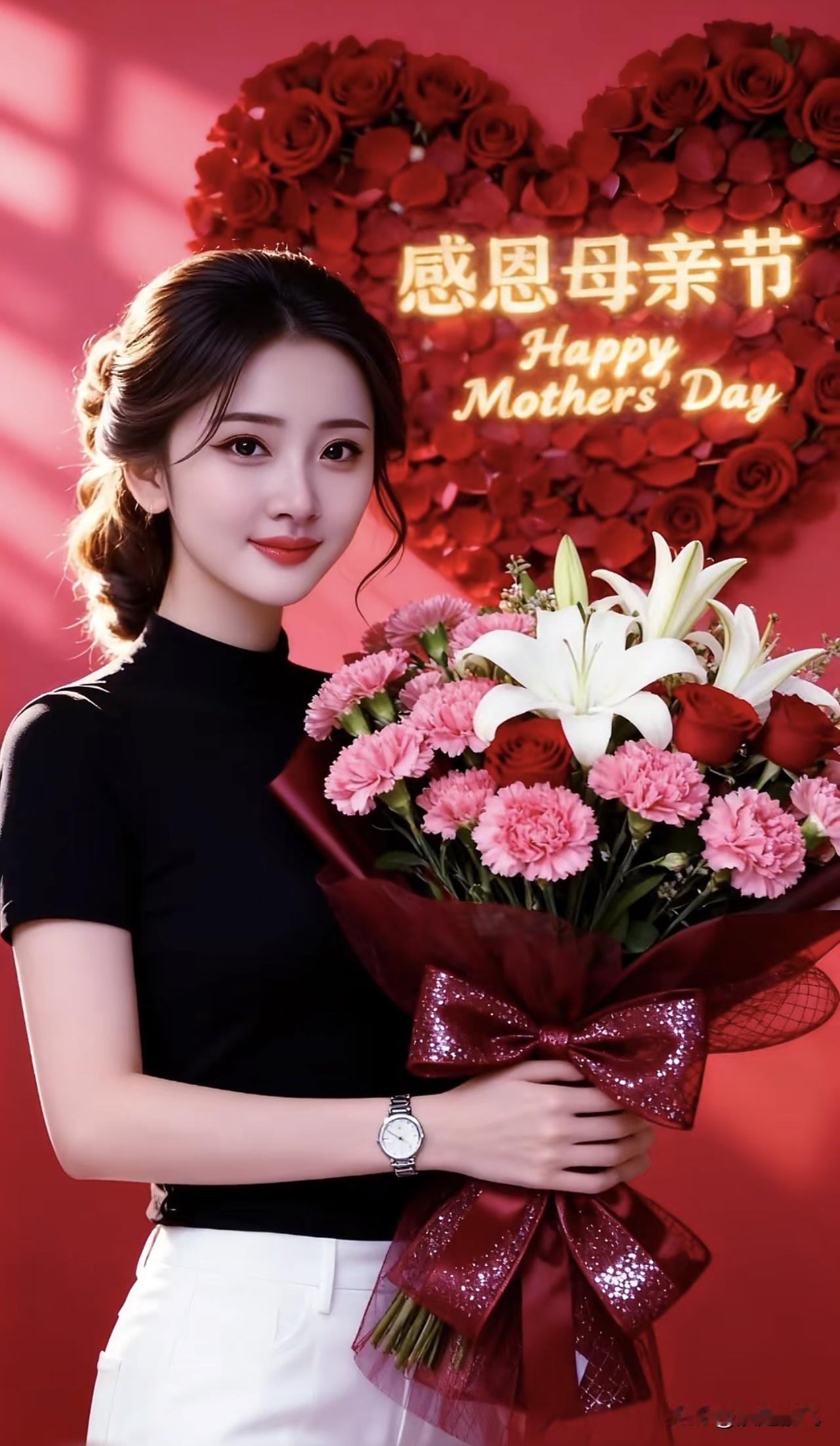 感恩母亲节，献上最美的花束🌸💐🌹母亲节高端花礼 母亲节祝福花束 兰州母亲节