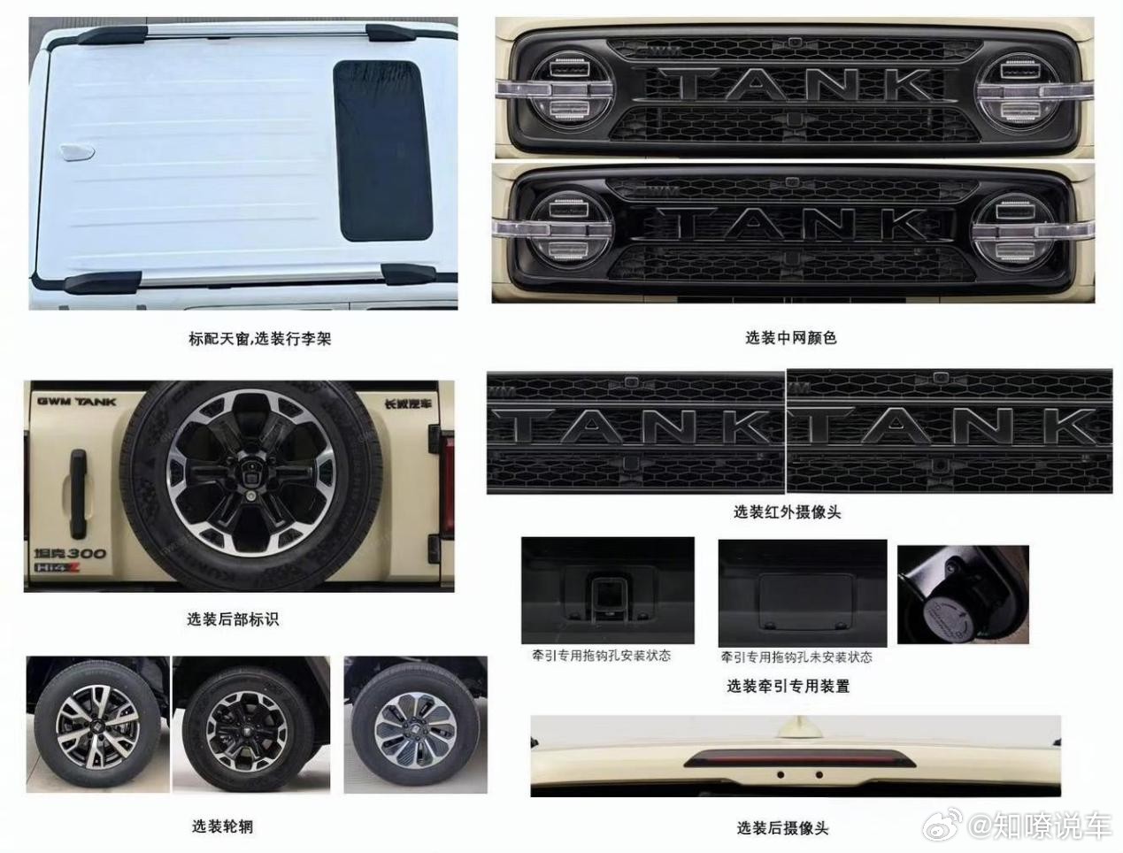 坦克300加长版申报：轴距增长260mm，插混版本搭59度大电池硬派越野和家用S