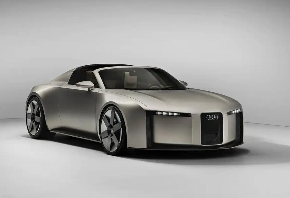 奥迪发布纯电双座跑车Concept C官图，灵感源自1936 Auto Unio