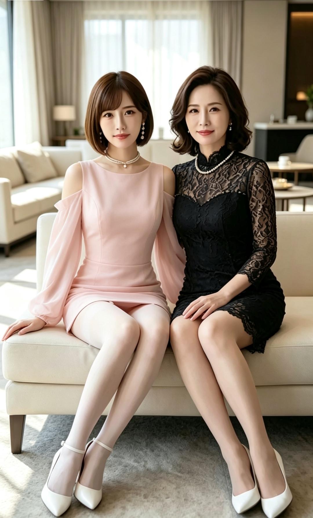 照片的2位小姐姐，
左边30岁，外企工作，彩礼20万，
右边40岁，事业单位上班