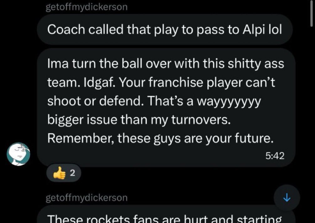 疑似KD小号 说的好像没啥毛病啊第一张图getoffmydickerson：教练