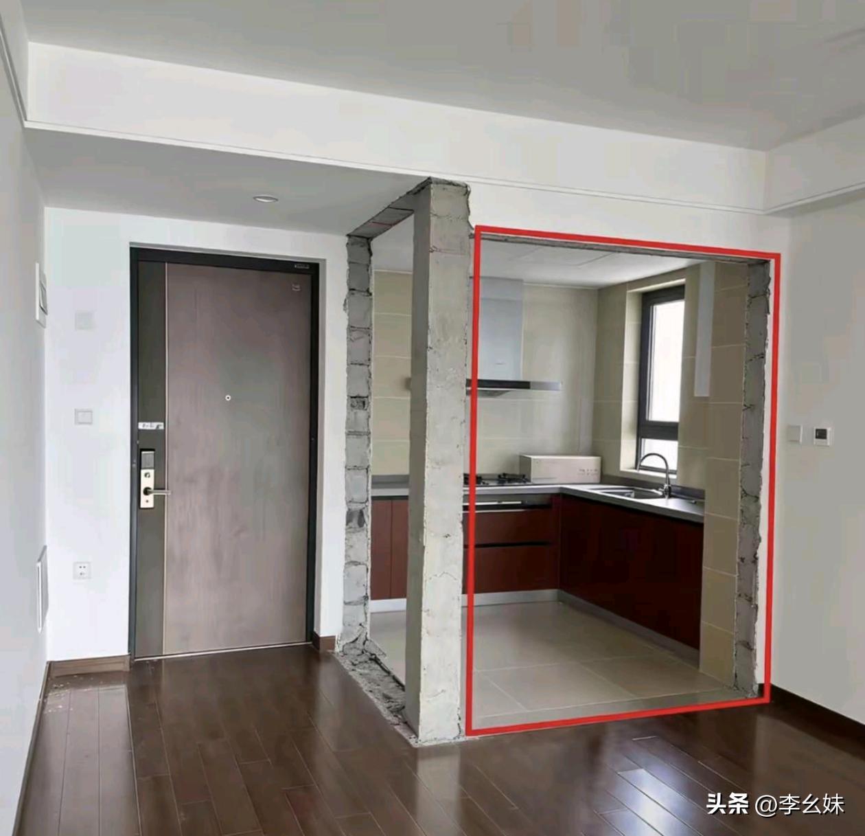 墙也砸完了忘记怎么装修了