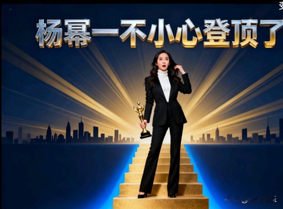 杨幂：又双叒“一不小心”站在了顶峰
 镜头里的她刚结束一场活动，发丝还带着几分轻