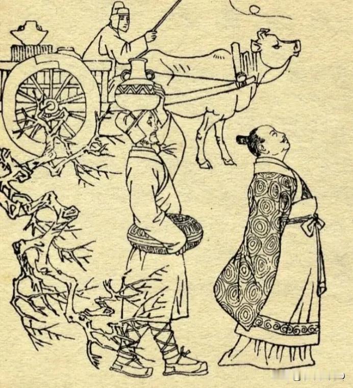 一组精美的连环画，却描绘了一个古代悲壮的故事！但用现在的眼光看，又像是一个笑话！