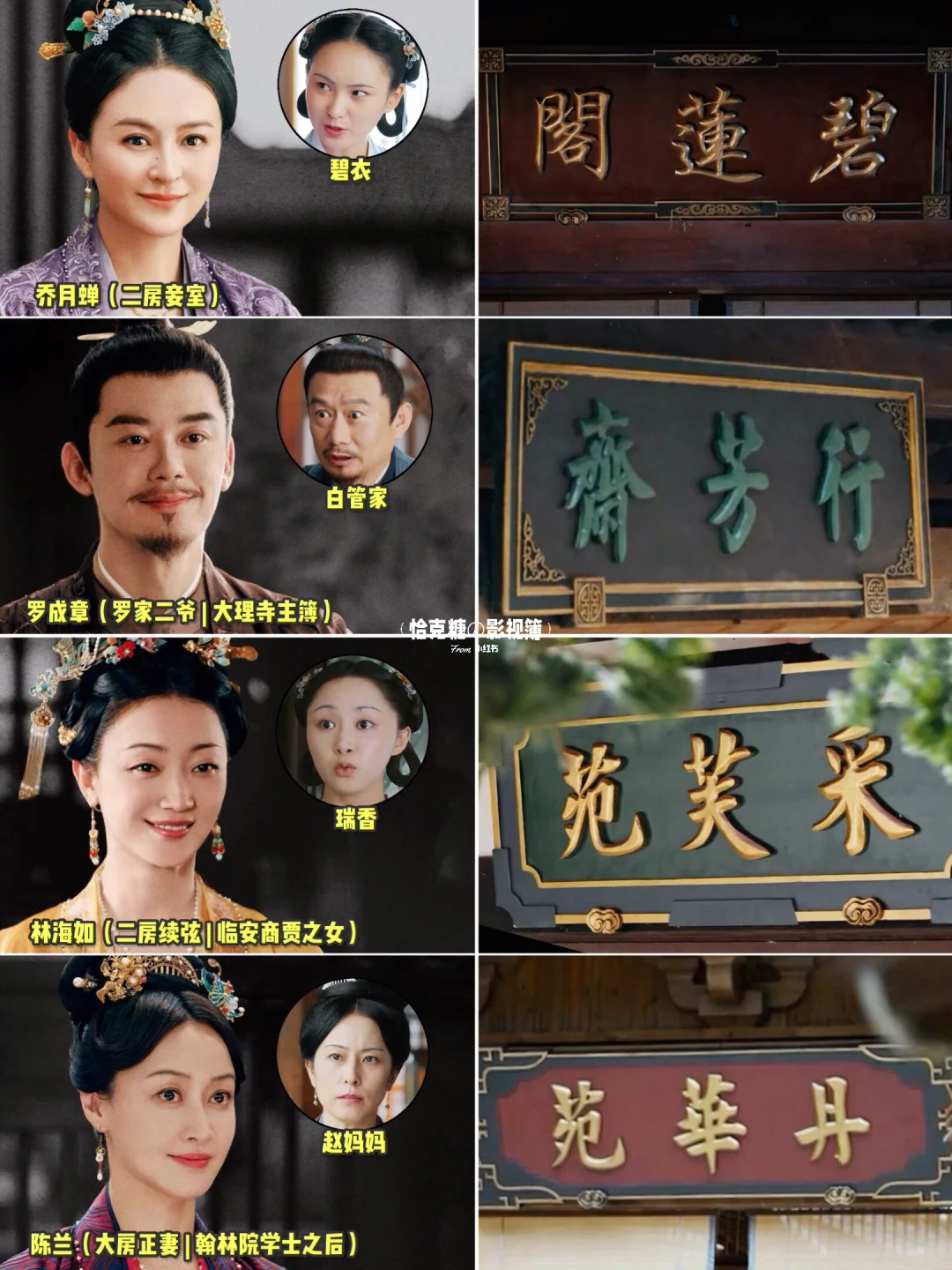 《锦绣安宁》所有牌匾+贴身仆从。