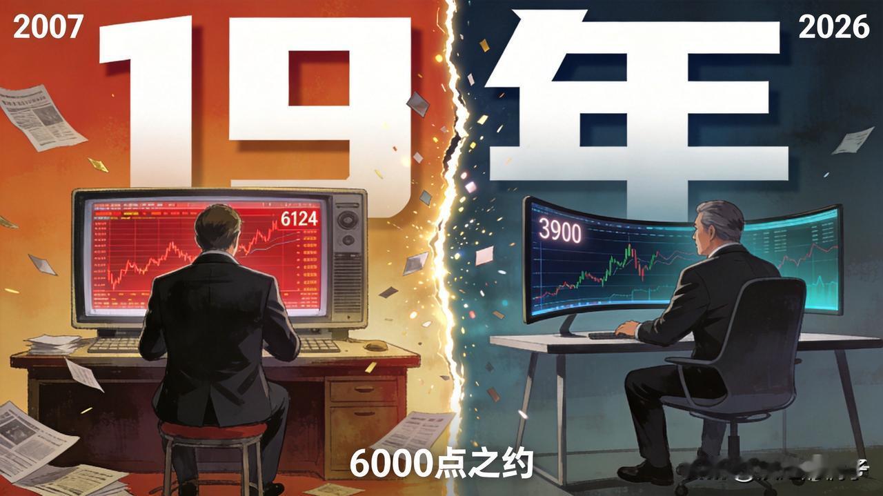 6124点，2007年10月16号创下的。19年了，一代人从炒到不炒了，这个数字