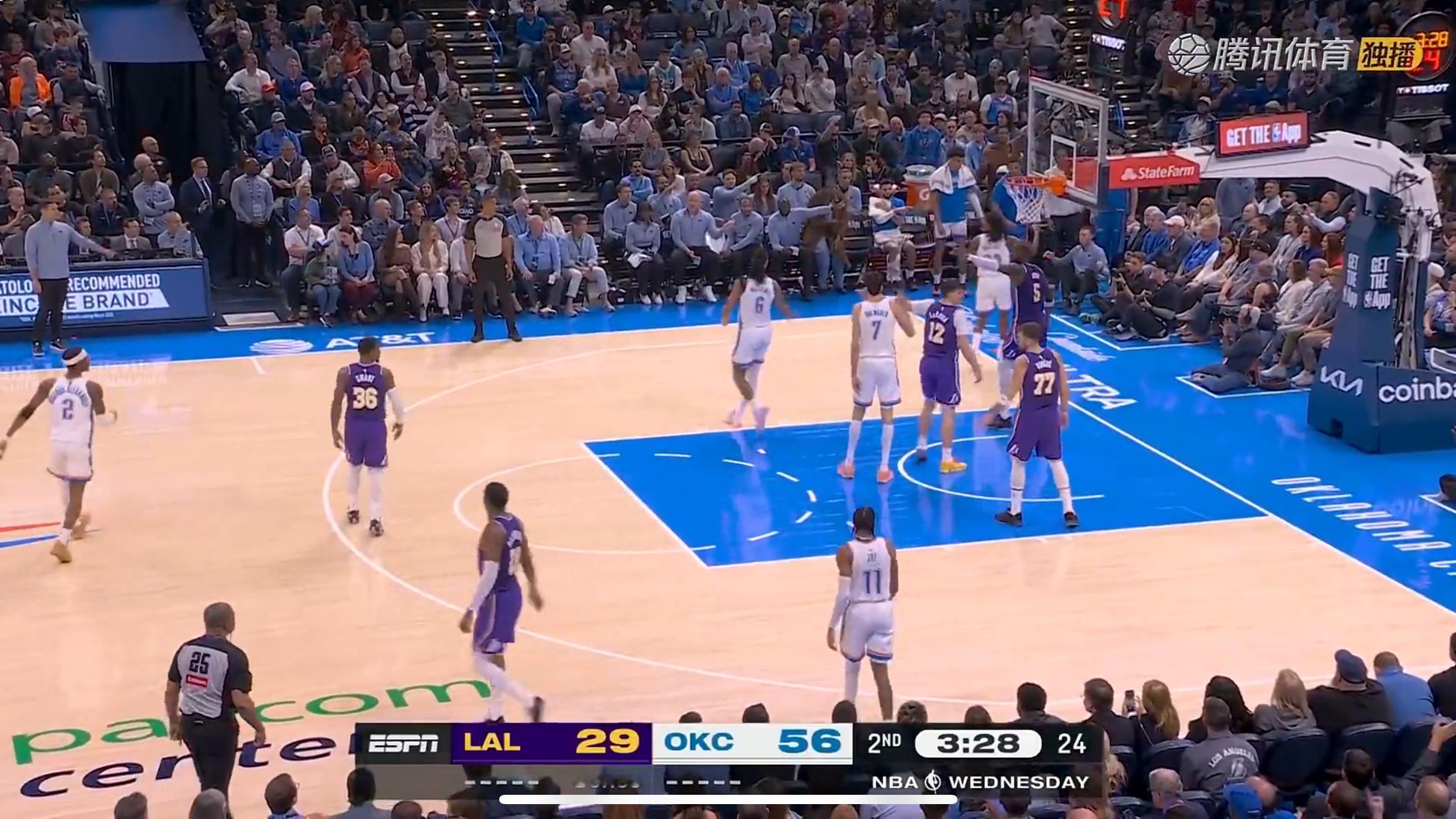 今天10:30湖人VS雷霆，巅峰碰撞悬念拉满！湖人8胜3负势头正盛，客战5胜1负