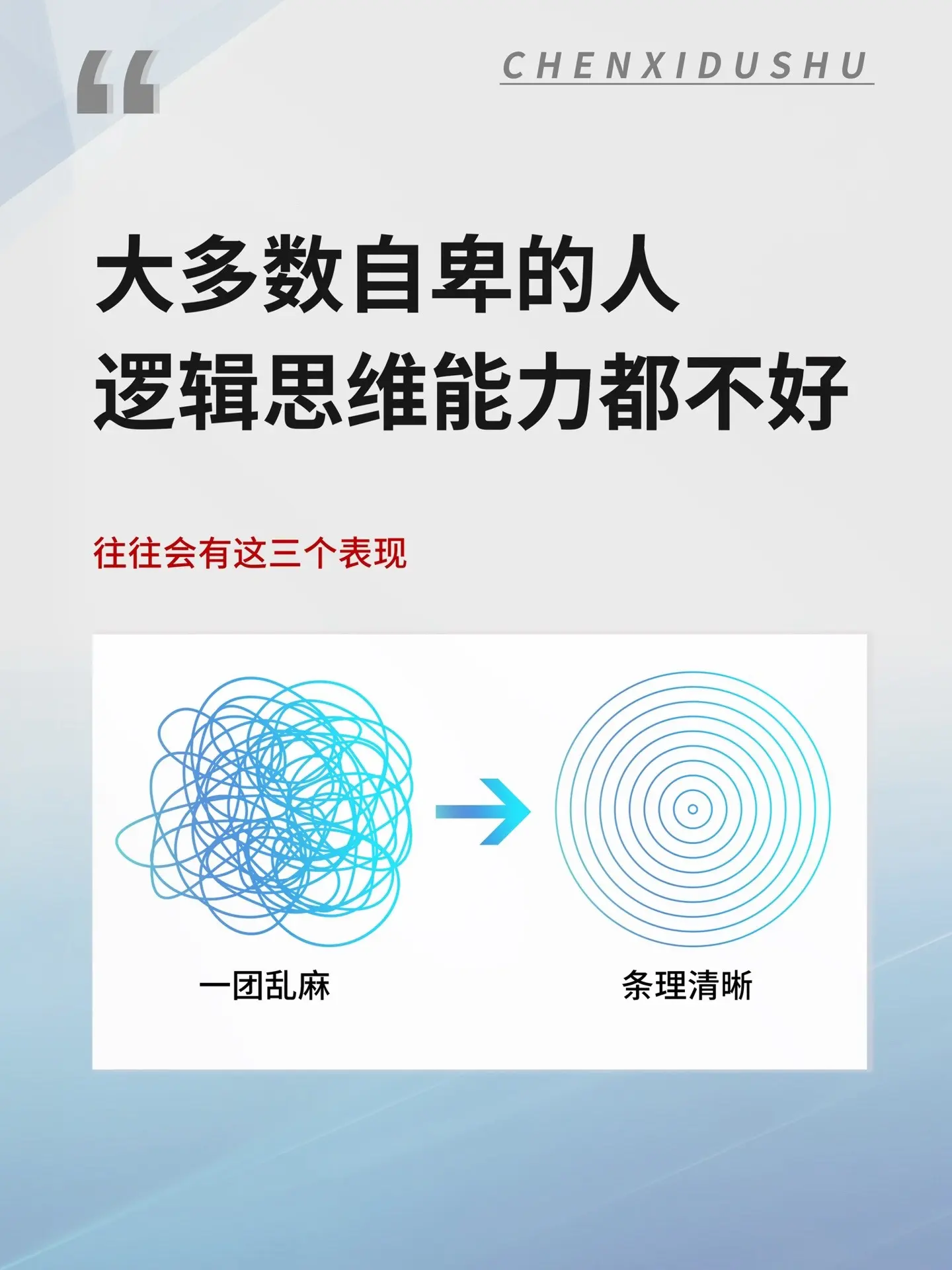 嘴笨的人往往是因为逻辑思维比较差，如果你也被这些问题所困扰，不妨读读这...