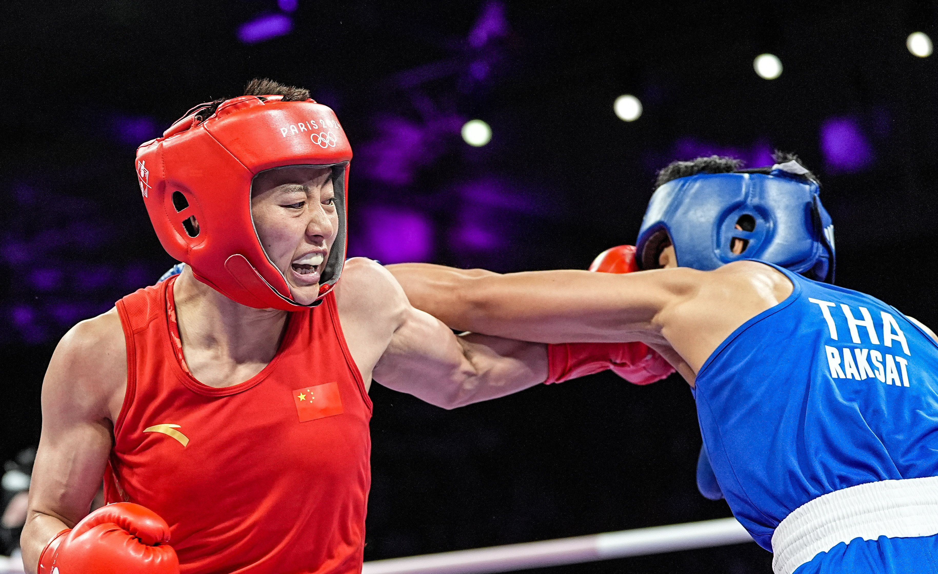 巴黎奥运会|拳击——女子50公斤级四分之一决赛: 中国选手吴愉晋级半决赛