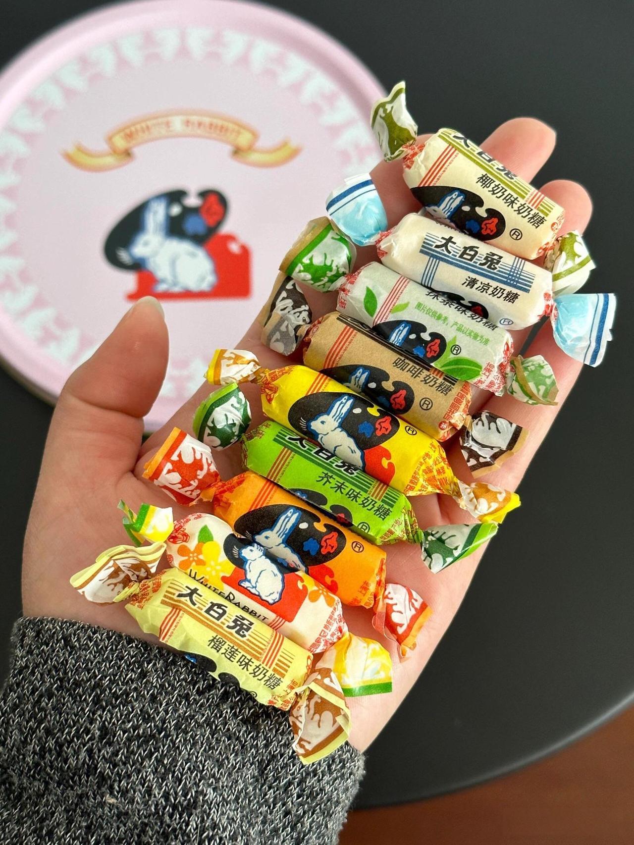 大白兔还有这么多口味啊