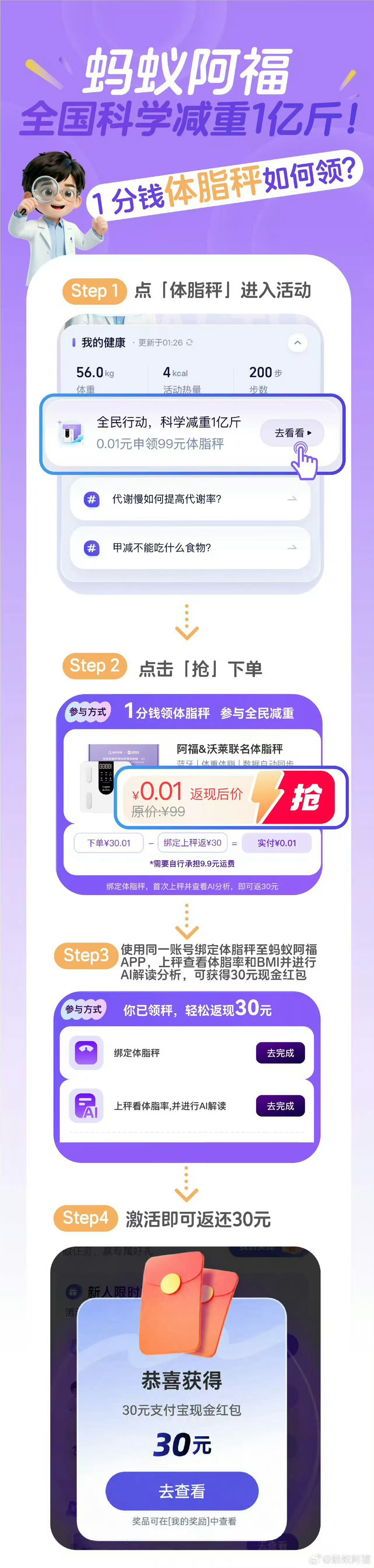 王濛全民健身的愿望实现了 这下落实全民健身变得简单不少，平价体脂秤惠及普通人，每