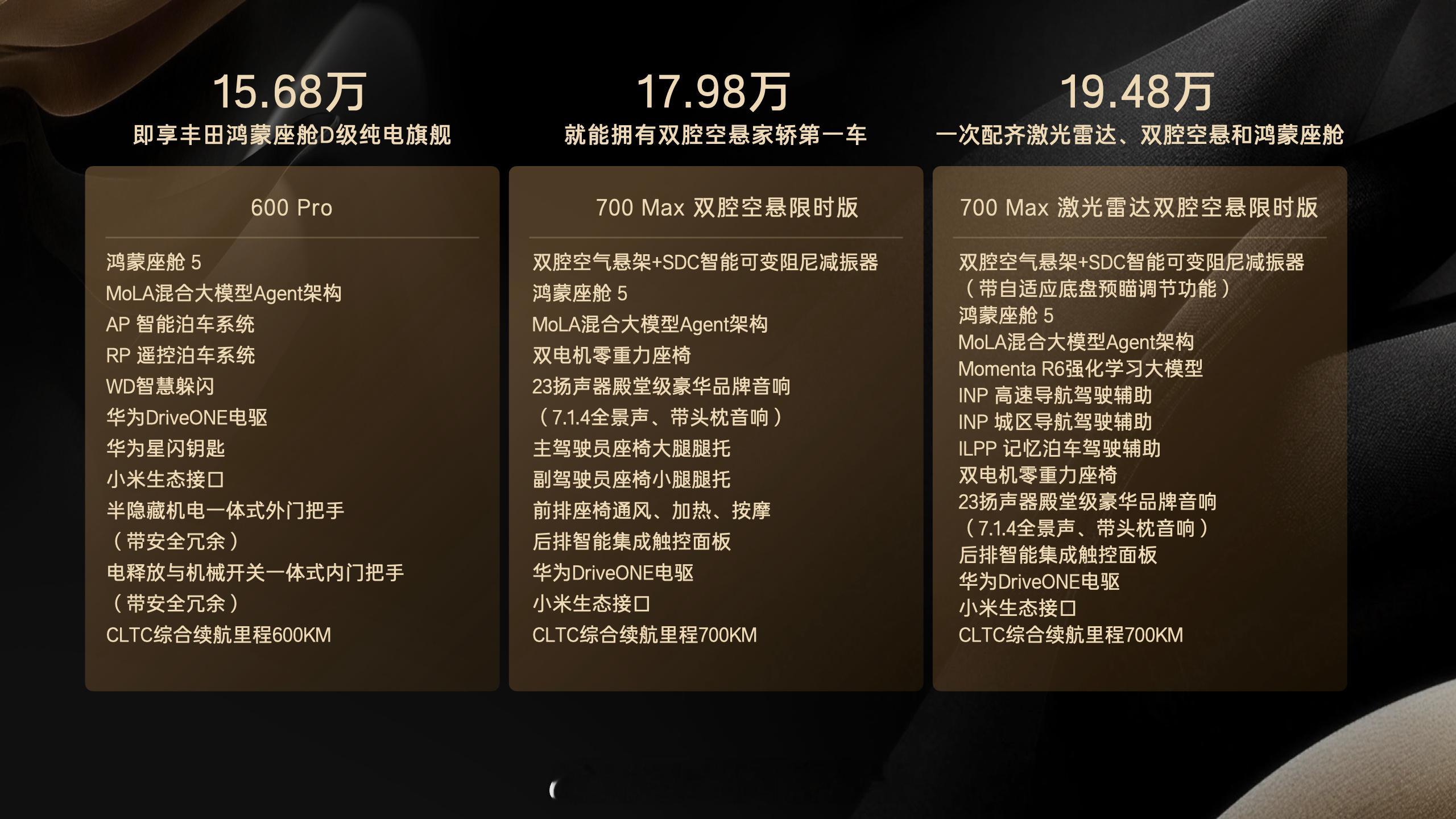 铂智7预售用户画像显示，其购车用户主要对比车型为特斯拉Model 3，占比20%