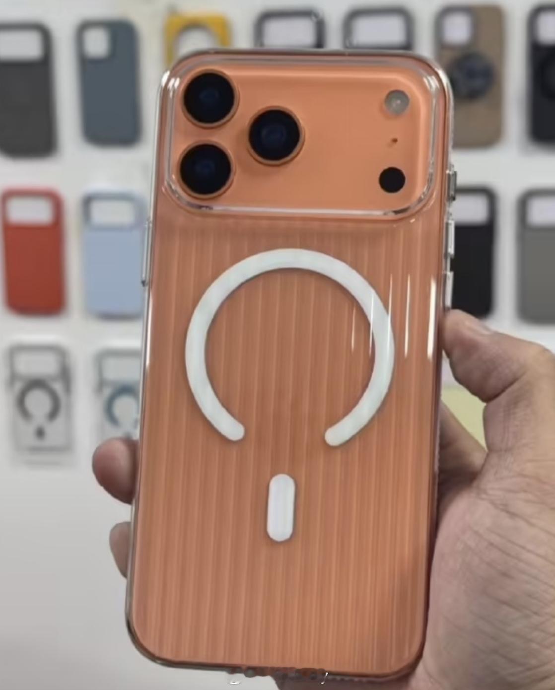 橙色版iPhone17Pro机模好丑！千元机设计好丑，说实话这配色应该买的人好少