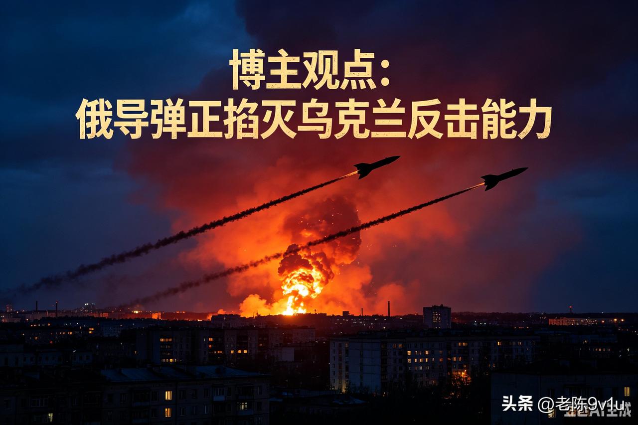 1. 本土军工产能：打击乌克兰国产巡航导弹、远程无人机的生产厂房、零部件仓库，压