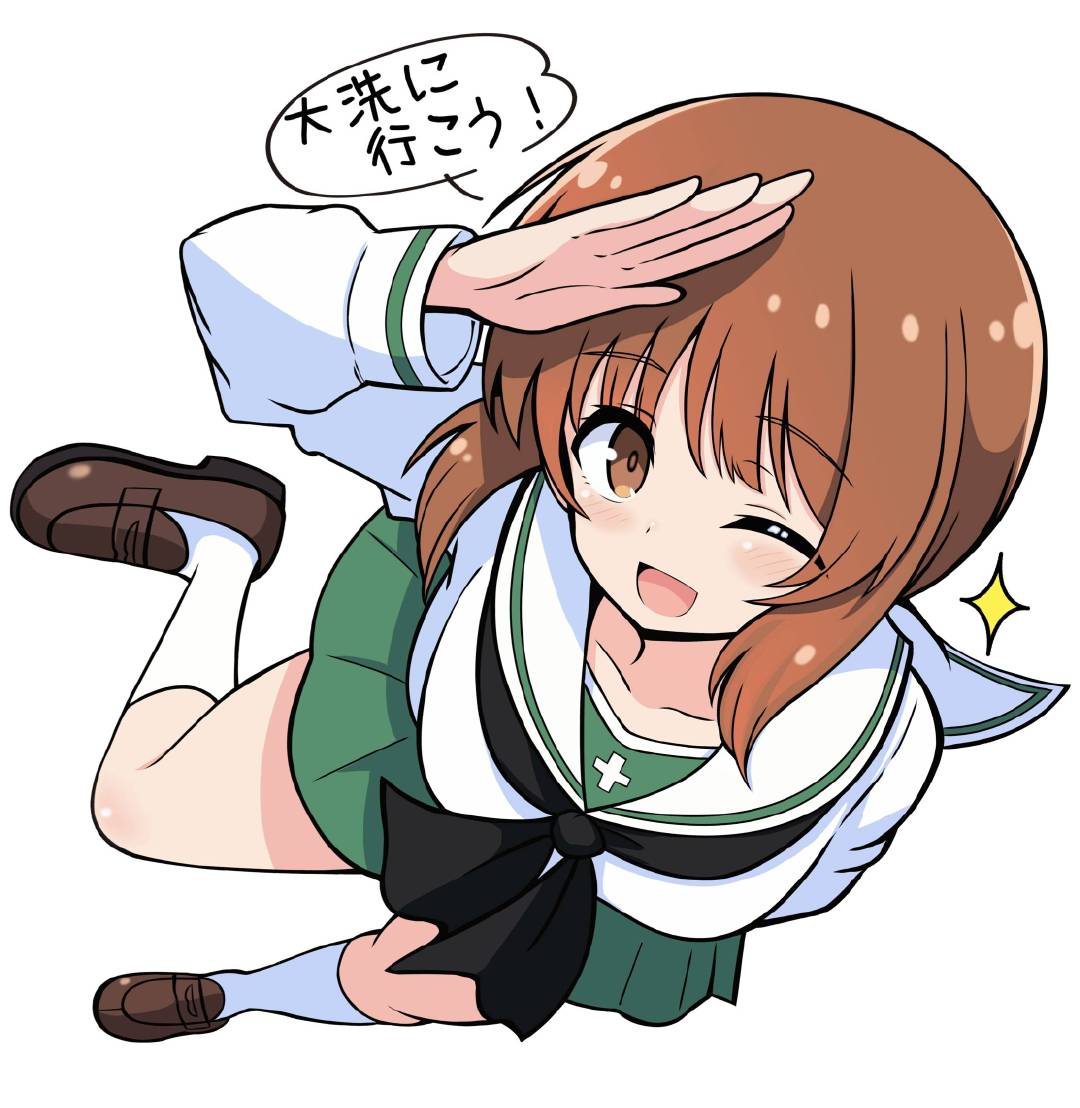 西住美穗——少女与战车——画师: 棗楓，网页链接