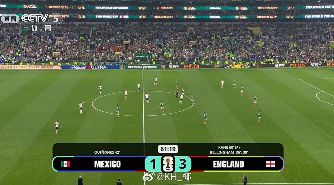 哈利凯恩第六个进球，英格兰3-1 