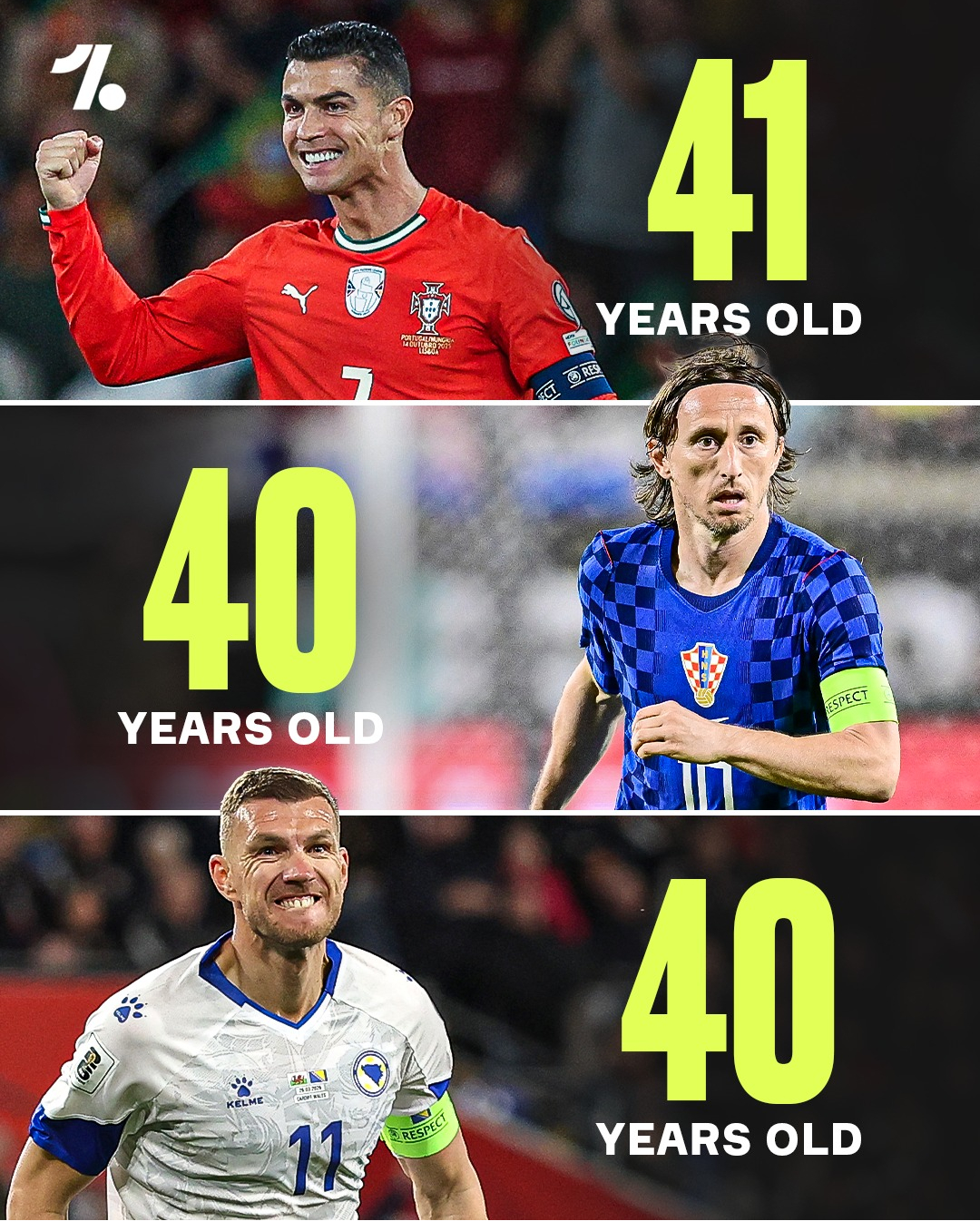 美加墨世界杯上U40，C罗、莫德里奇、哲科！ 