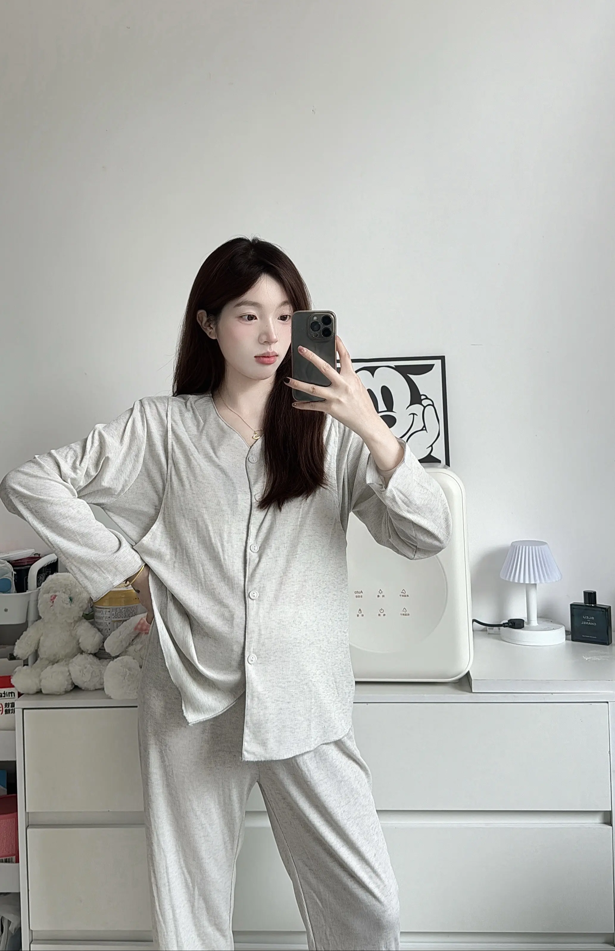 成为妈妈的第三个母亲节 我们十月见～ 居家孕妇照