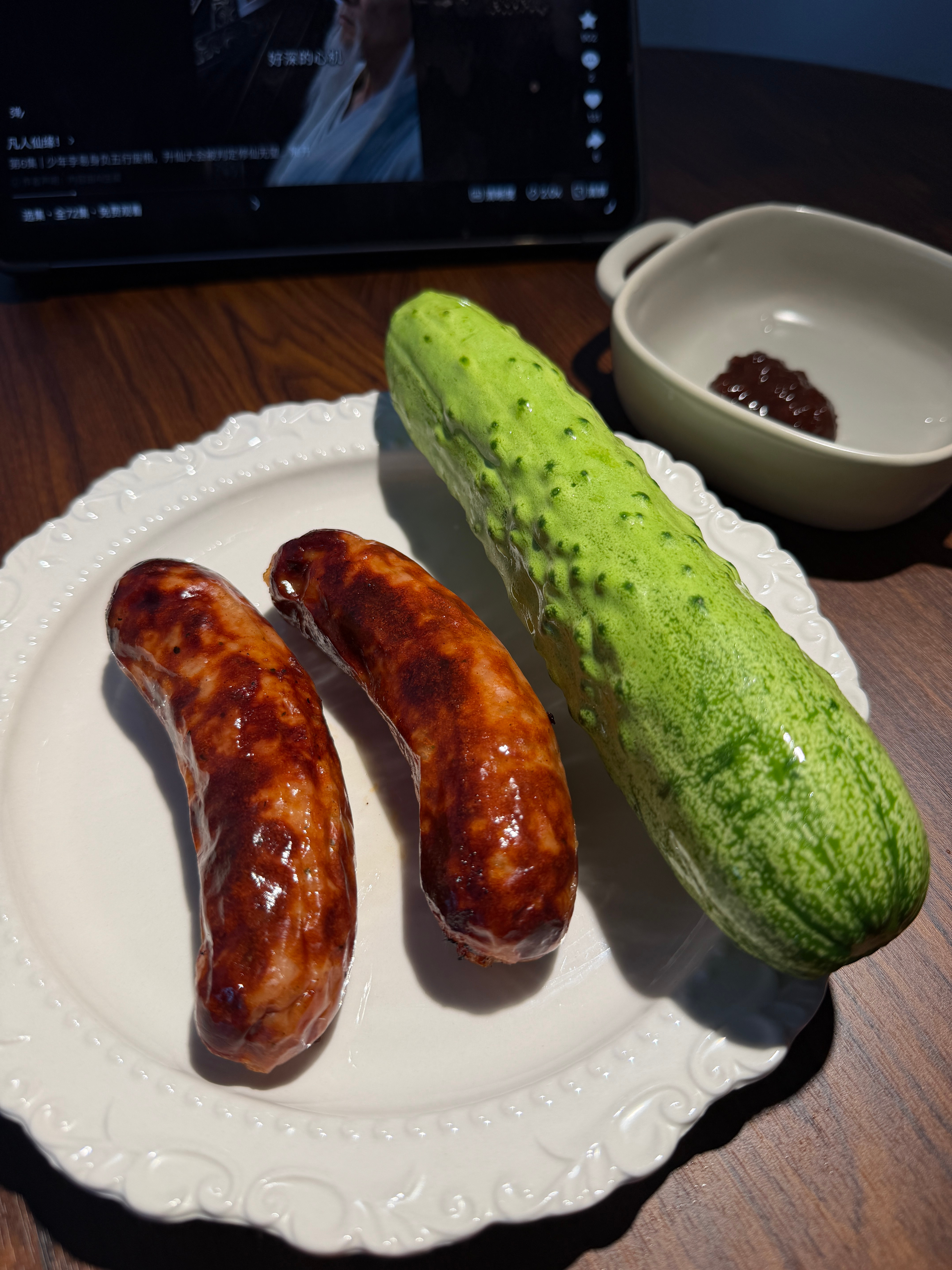 我一次能吃三根