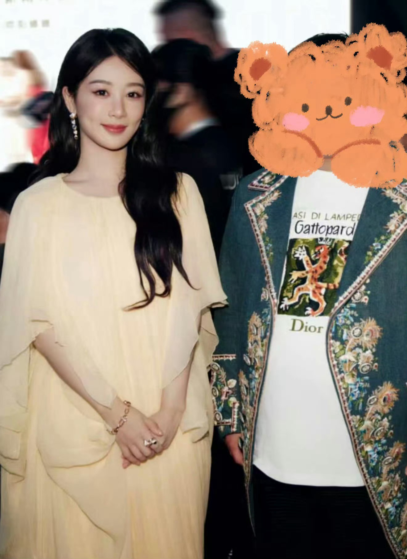 杨紫[超话] 捡到一些杨紫VOGUE盛典绝美合影！太漂亮了，氧气美女！ ​​​