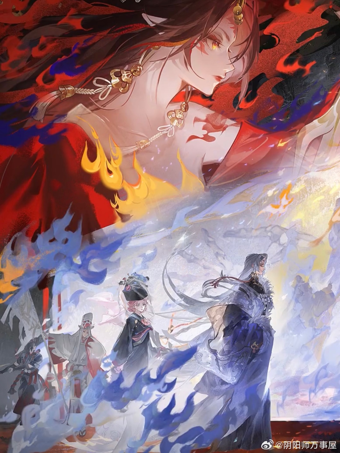 阴阳师手游 好多人啊.jpg鬼使黑白亦有戏份 