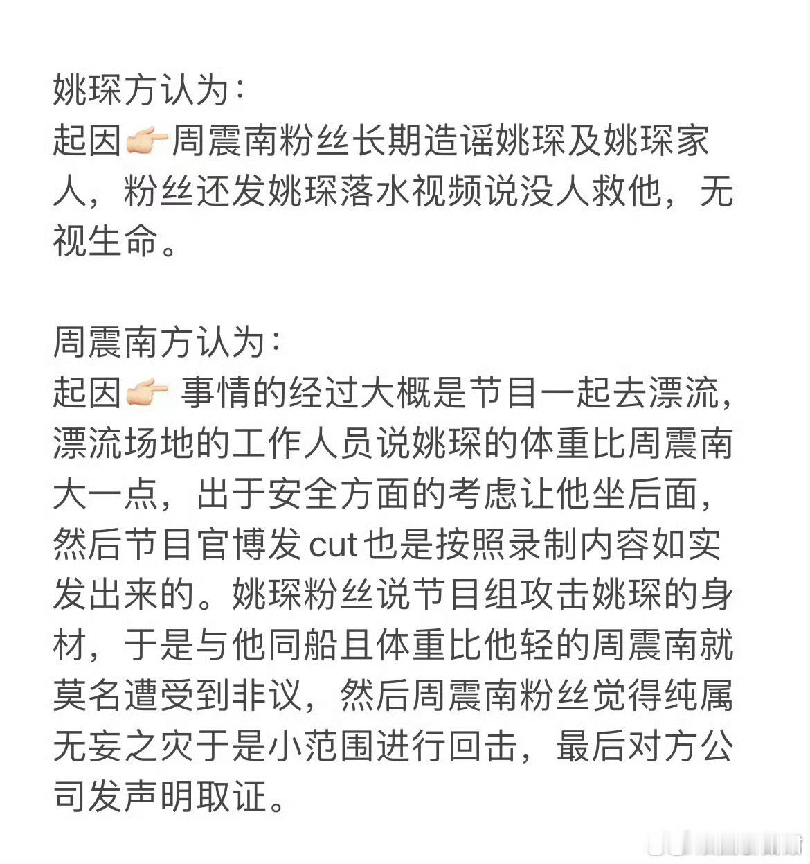 周震南 姚琛 互发律师函告对方粉丝[哆啦A梦吃惊] ​​​