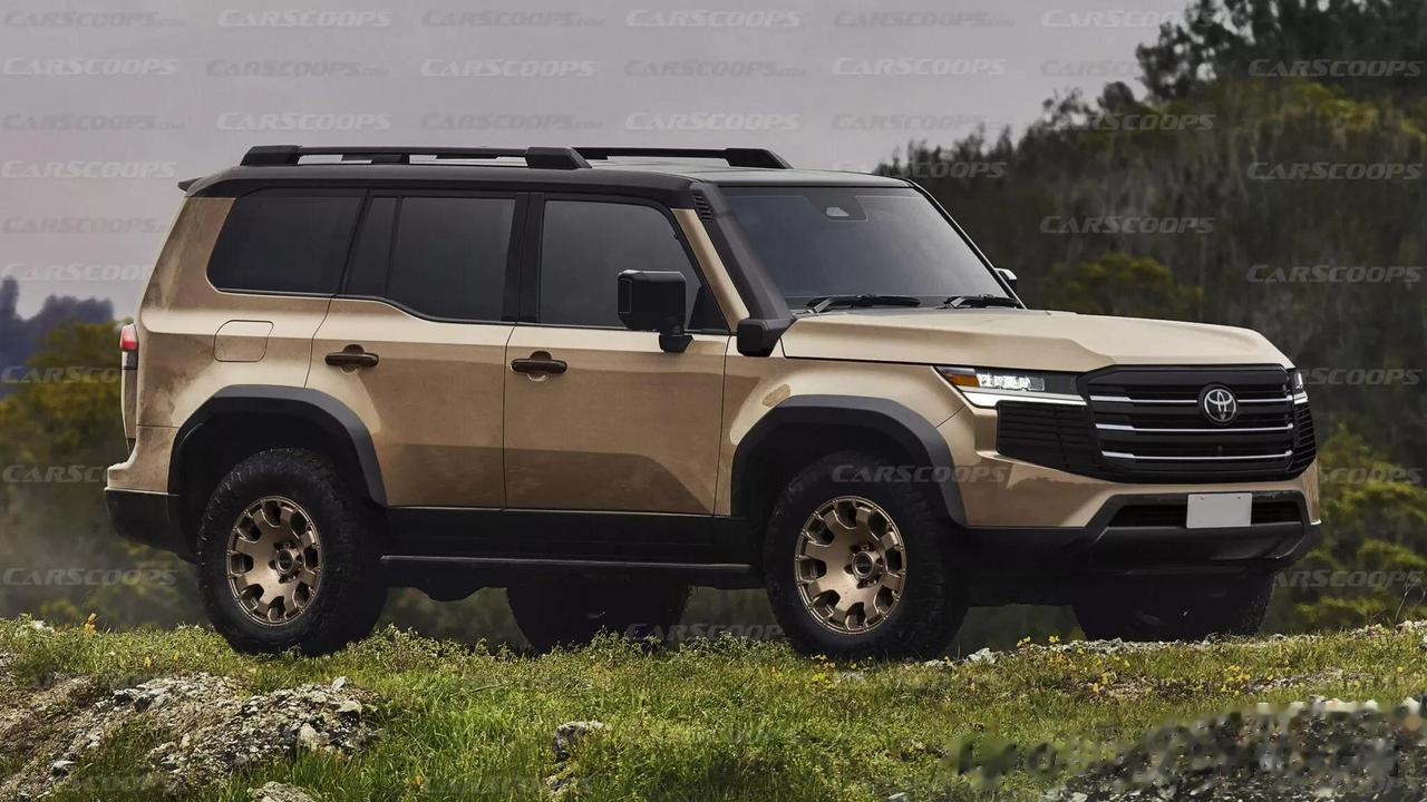 外媒绘制全新丰田普拉多假想图，雷克萨斯GX的兄弟车型，平替版本，大家看看怎么样？