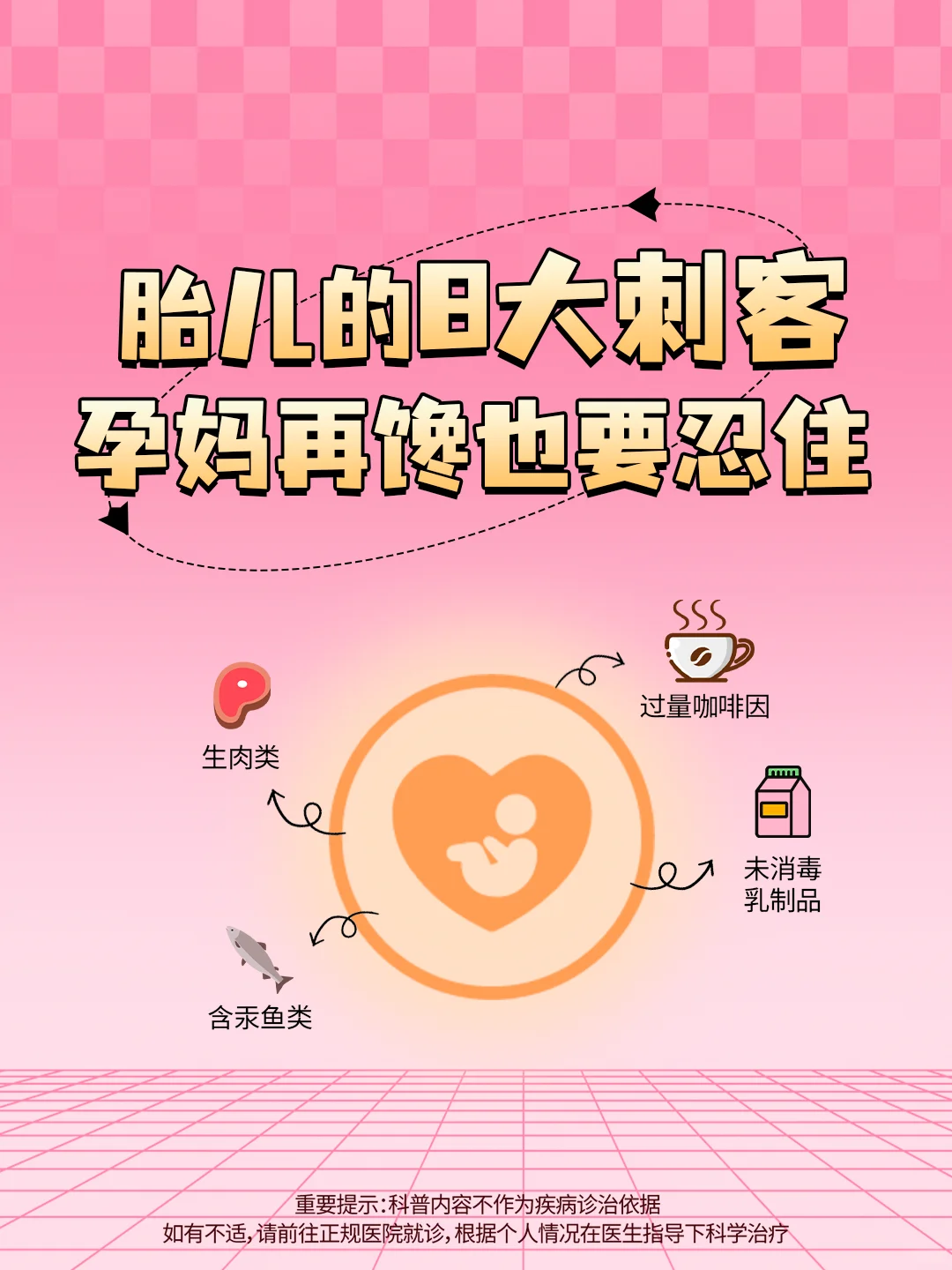 胎儿的8大刺客，孕妈再馋也要忍住
