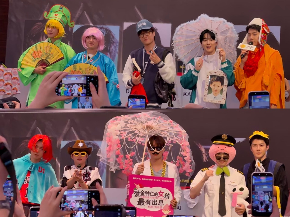 今天也是美男搞笑男团的EXO.jpg 看到KAI那本书笑疯了ㅋㅋㅋㅋㅋ 