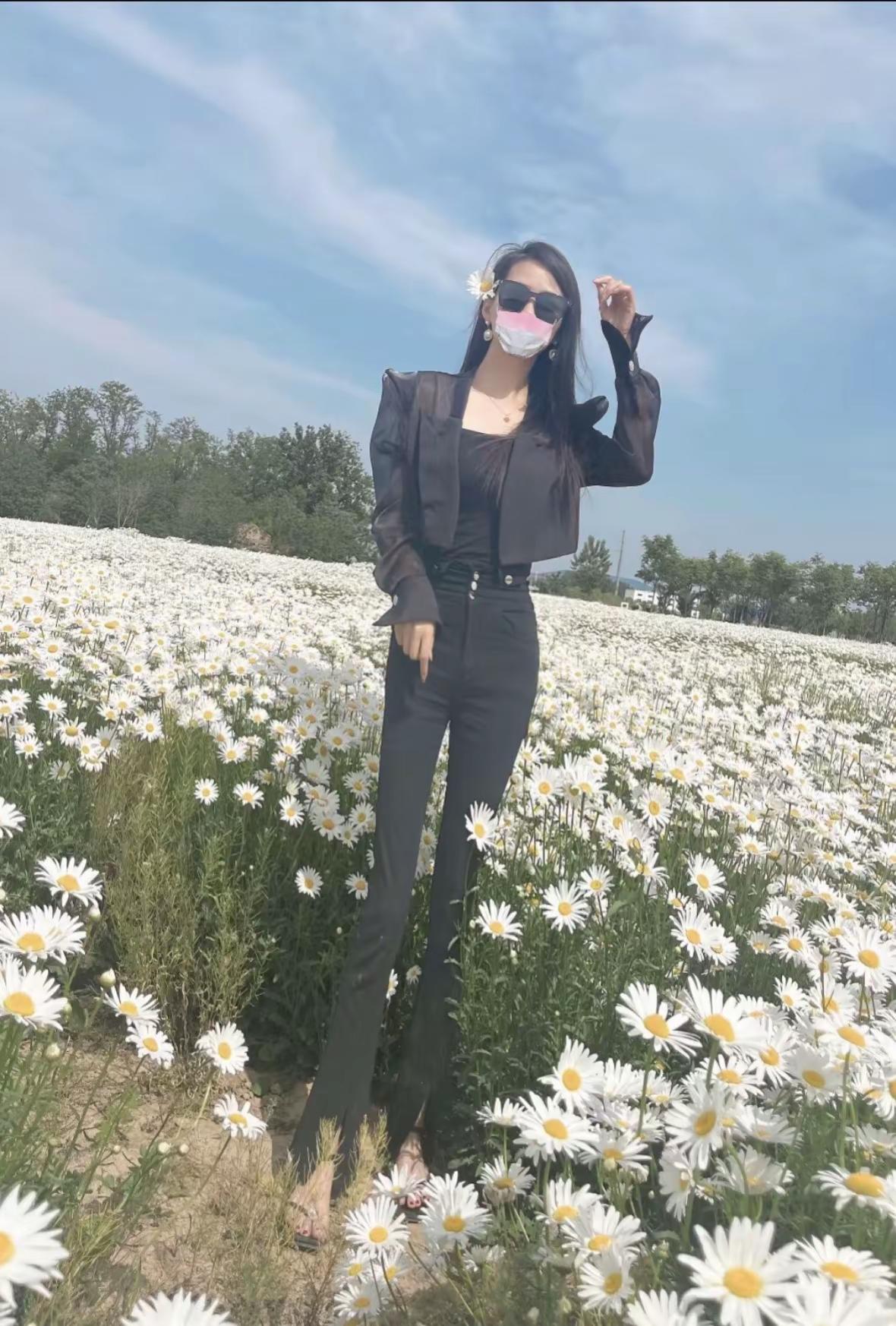 花海遇见你 户外穿搭show