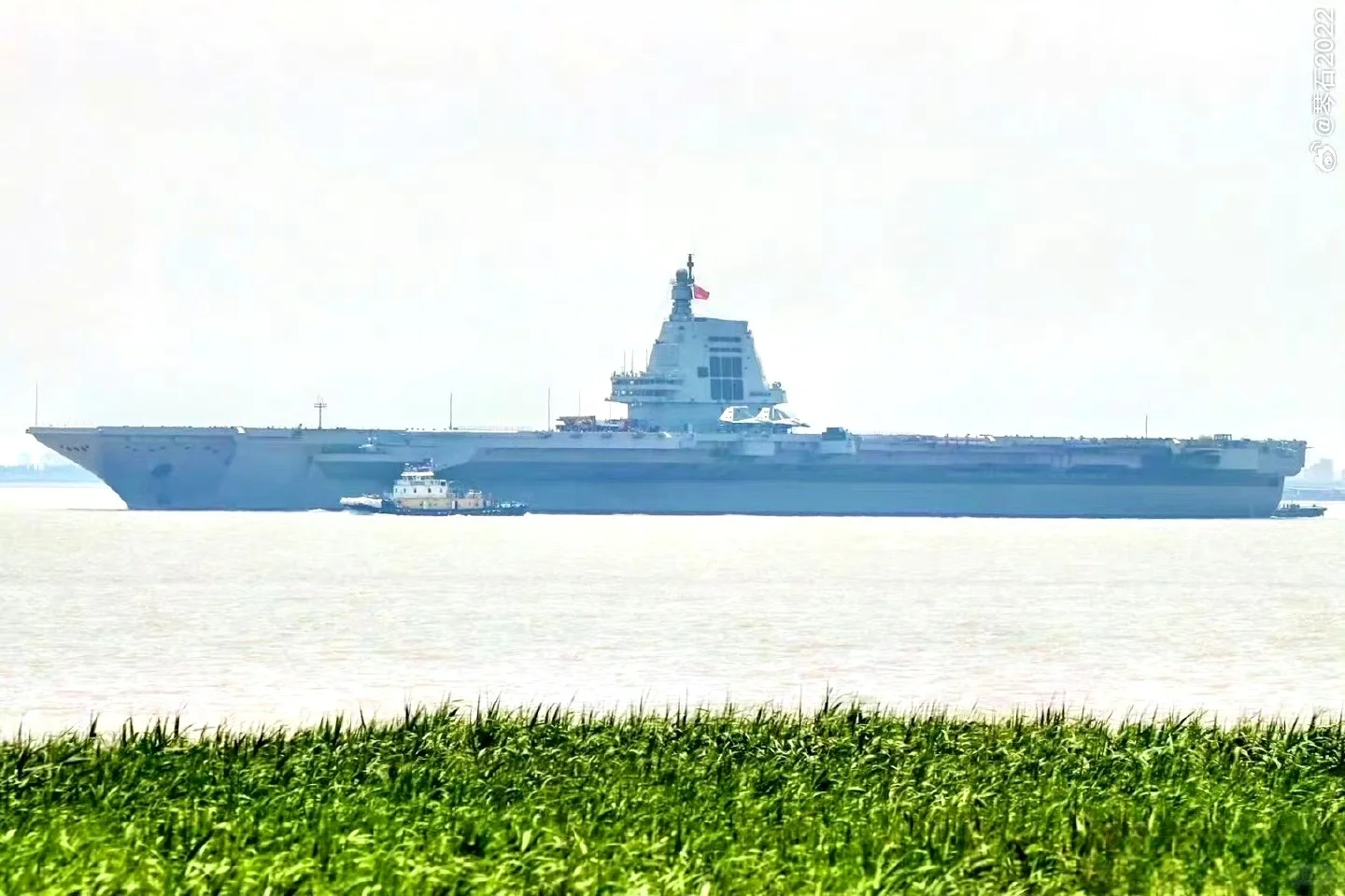 福建舰第三次出征，这可以算高清大图吧？
