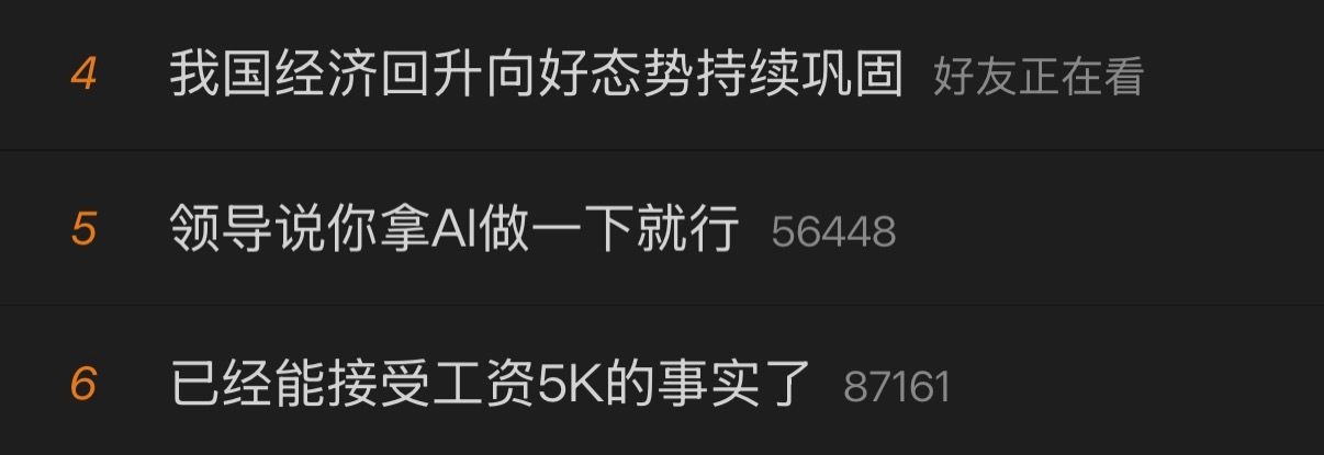 热搜这三条放在一起好艺术 ​​​