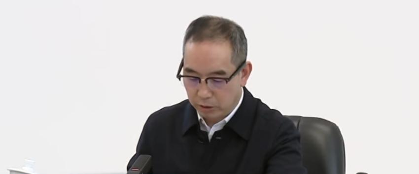 11月12日，在贵州，茅台集团董事长陈华出席座谈会。