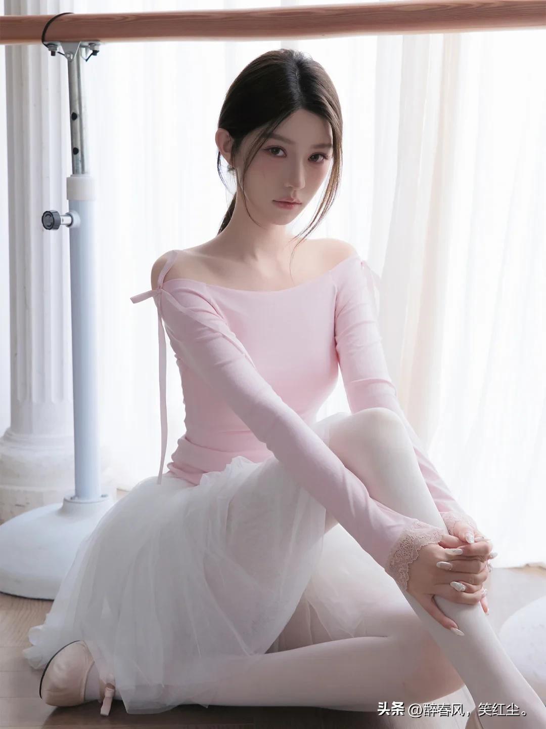 粉色芭蕾写真芭蕾气质写真
