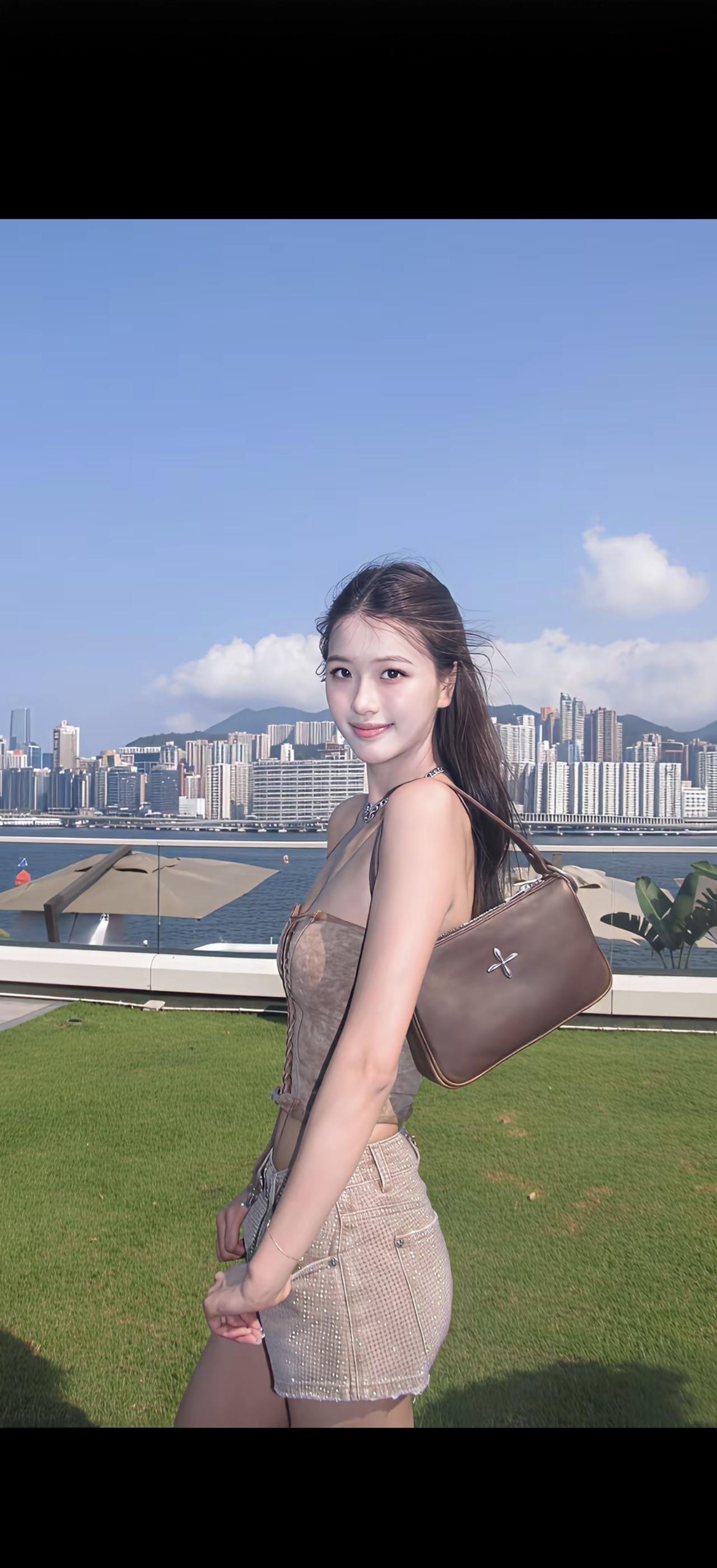 碧海潮生处，美人倚楼看。