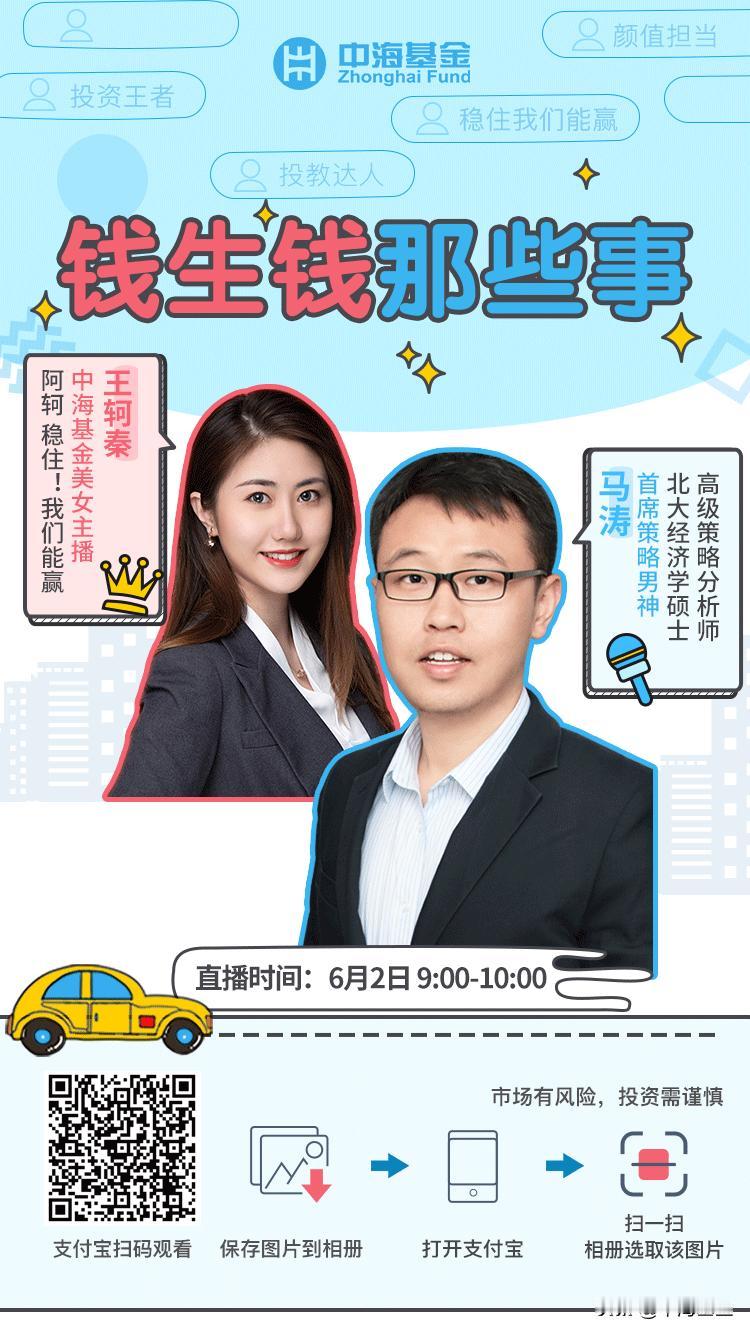 钱生钱那些事儿~
有朋友说想看策略男神
今天他来了！！！
6月2日早上9点
美女