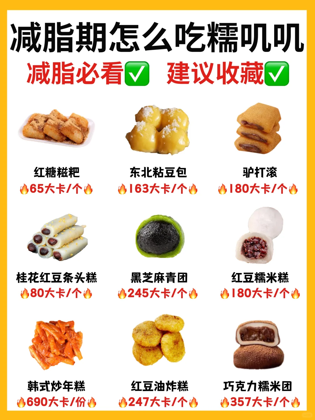 🔥减脂期怎么吃糯叽叽❓糯叽叽热量测评🔥