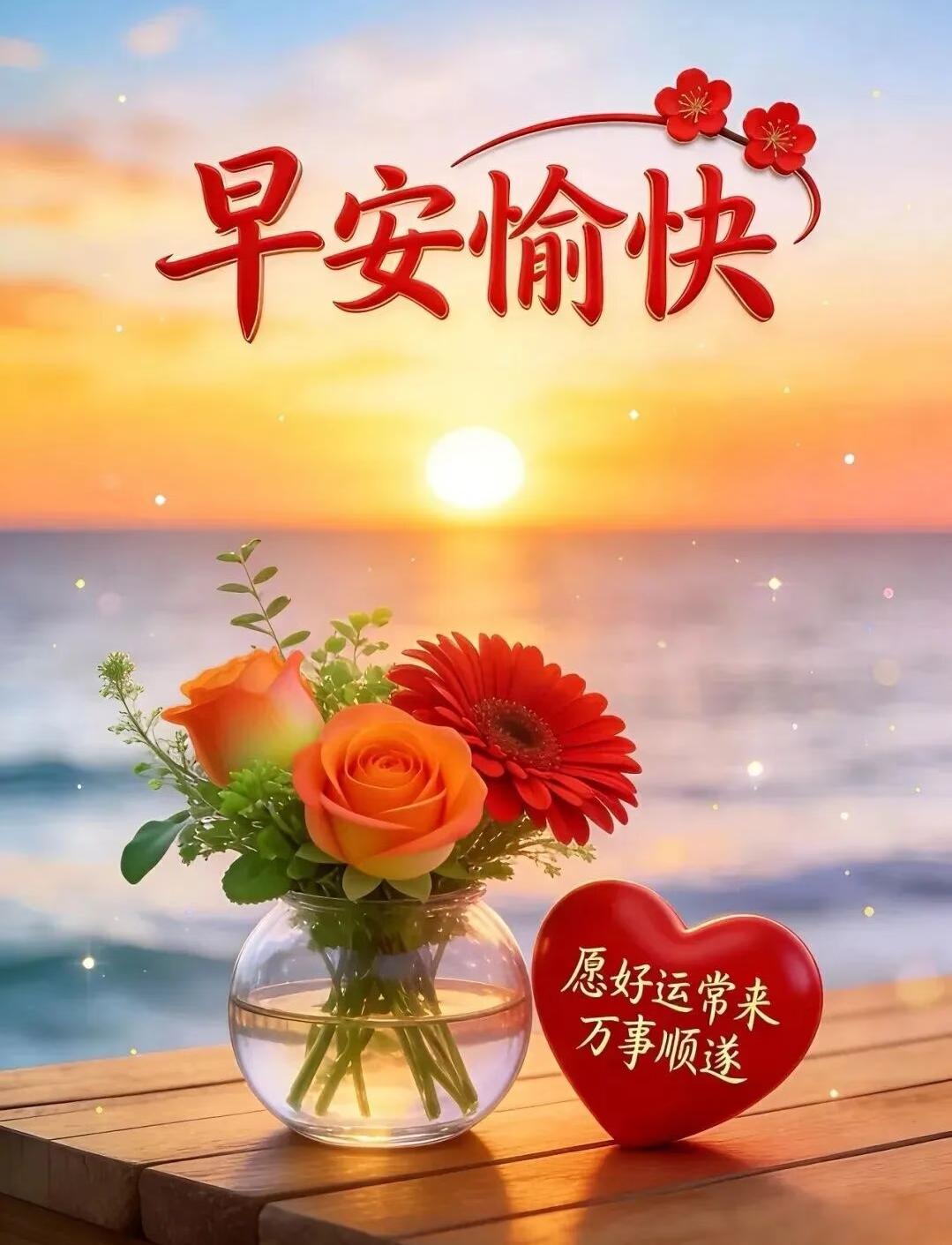 ❤️²⁰²⁶/₀₃.₂₉🍒
早安！周末愉快❤️
🌸春深似海，岁月向暖。
把烦