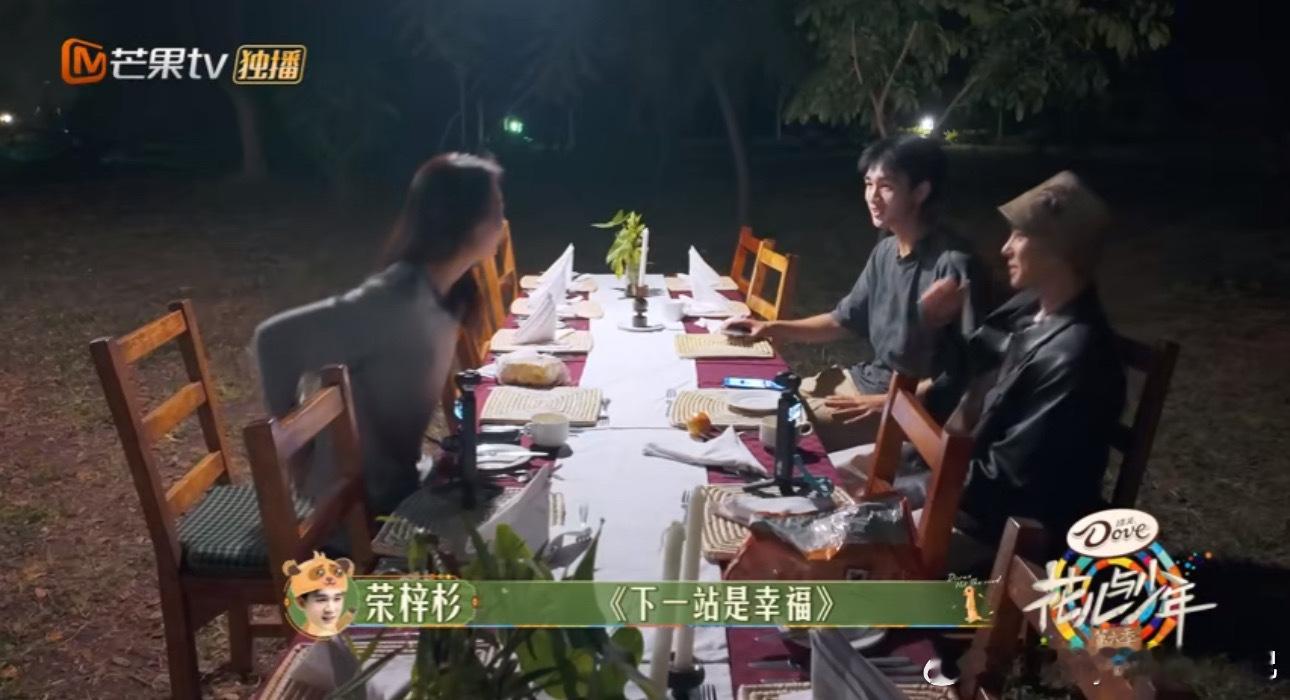 #荣梓杉跟宋茜说爱看下一站是幸福#荣梓杉居然喜欢看宋茜拍的《下一站是幸福》，弟弟