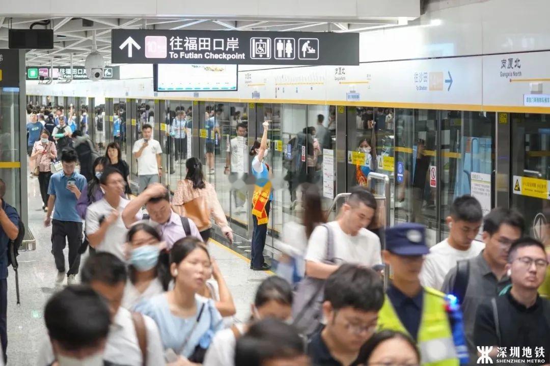数据显示，7月7日至9日，深圳城市轨道交通线网（含有轨电车）客运量连续3天超千万