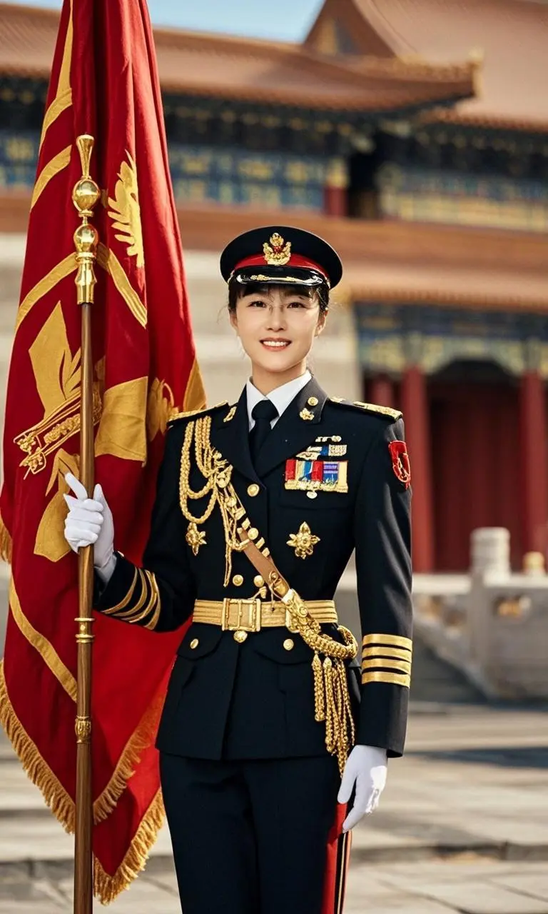 AI守护国旗英姿 万能的 上热门
