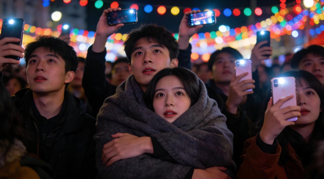 冻俩小时就为喊3秒！跨年夜的我们，又傻又热烈
 
零下好几度的风跟刀子似的刮脸，