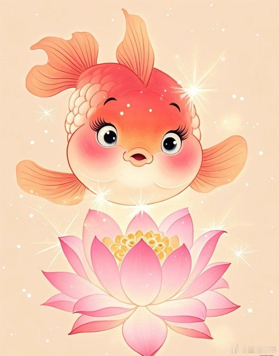 如鱼得水 富贵莲莲，锦鲤附体 好运加身！ ​​​